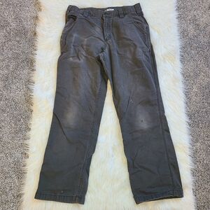 Men's Carhartt Relaxed Fit Cargo Gray Pants 33x32